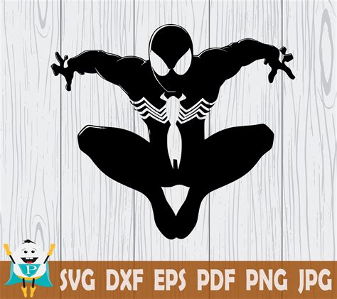 Download 176+ Black Spider-Man SVG Images